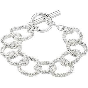 Sterling Silver Mesh Link 8" Bracelet - Moijey Fine Jewelry and Diamonds