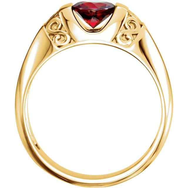 Men's Mozambique Garnet Ring - Moijey Fine Jewelry and Diamonds