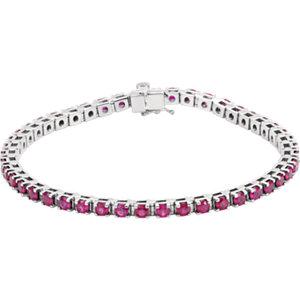 Ruby Line Bracelet - Moijey Fine Jewelry and Diamonds