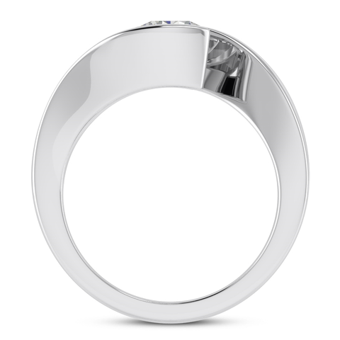 Bypass Tension Engagement Ring Setting - Moijey Fine Jewelry and Diamonds